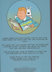 Verso de Tintin - Pastiches, parodies & pirates - L'aventure c'est l'aventure