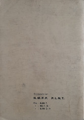 Verso de Rocambole et Rouletabille -Rec09- Album N°9 (du n°35 au n°38)