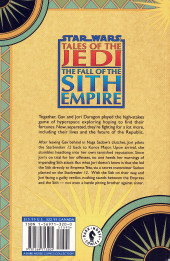 Verso de Star Wars : Tales of the jedi - The Fall Of The Sith Empire (1997) -INT- The fall of the Sith empire