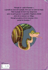 Verso de Mickey club du livre -189- Le livre de la jungle