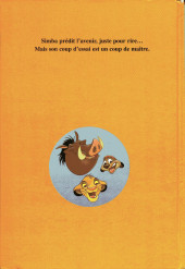 Verso de Mickey club du livre -371a2000- Simba dit la bonne aventure