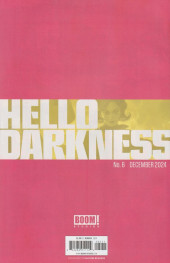 Verso de Hello Darkness -6- Issue #6