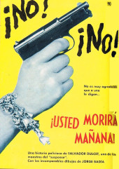 Verso de Brigada secreta (Toray - 1962) -90- Algo más que un atraco