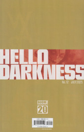 Verso de Hello Darkness -12- Issue #12