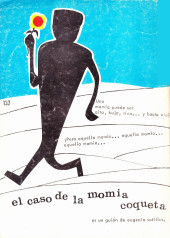 Verso de Brigada secreta (Toray - 1962) -132- Póliza de muerte