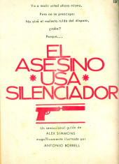 Verso de Brigada secreta (Toray - 1962) -137- Con la muerte no se juega