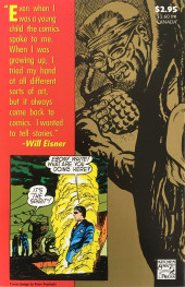 Verso de The spirit The origin years (Kitchen Sink Press-1992) -1- Issue #1