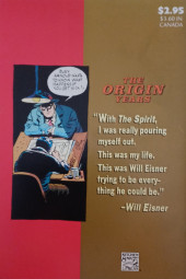 Verso de The spirit The origin years (Kitchen Sink Press-1992) -9- Issue #9