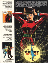 Verso de The spirit The origin years (Kitchen Sink Press-1992) -HS- Spirit Casebook