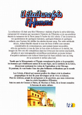 Verso de Il était une fois l'homme -9- La naissance de la Grèce