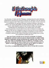 Verso de Il était une fois l'homme -19- Les batisseurs de cathédrales