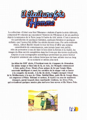 Verso de Il était une fois l'homme -21- Les conquêtes de Gengis Khan
