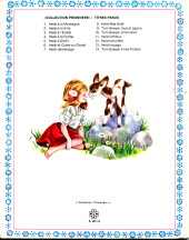 Verso de Heidi (Maury) -4a- Heidi à la ferme