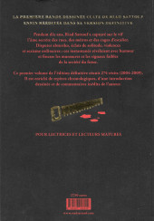 Verso de La vie secrète des jeunes -INT01- Choses vues et entendues 2004-2009