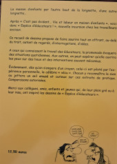 Verso de (AUT) Campagne - Espèce d'éducateurs !