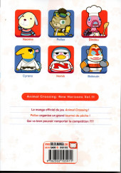 Verso de Animal Crossing (Welcome to) - New Horizons - Le Journal de l'île - Tome 11
