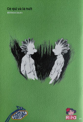 Verso de Ce qui va la nuit