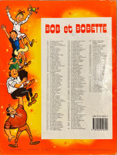 Verso de Bob et Bobette (3e Série Rouge) -83c1991- Le chevalier errant