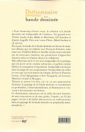 Verso de (DOC) Études et essais divers - Dictionnaire amoureux de la bande dessinées