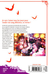 Verso de Vampire Dormitory -14- Tome 14