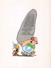 Verso de Astérix -2g1975'- La serpe d'or