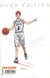 Verso de Kuroko's Basket (Dunk Edition) -13- Tome 13