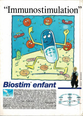 Verso de (AUT) Cornillon -Pub'- Objectif l'homme - Les secrets de l'immunologie