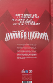 Verso de Absolute Wonder Woman -2TS- Le Labyrinthe