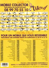 Verso de Méga Tchô ! -3- Été 2002