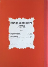 Verso de Le lion de Flandre -TL- Le Lion de Flandre