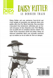 Verso de Daisy Kutter - Le dernier train