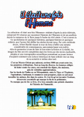Verso de Il était une fois l'homme -6- Les vallées fertiles