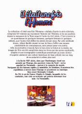 Verso de Il était une fois l'homme -18- L'âge des Vikings