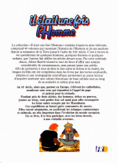 Verso de Il était une fois l'homme -20- Le temps des croisades