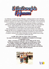 Verso de Il était une fois l'homme -23- La guerre de cent ans: Les défaites