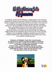 Verso de Il était une fois l'homme -29- L'age d'or des provinces unies