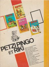 Verso de Petzi (1re Série) -18- Petzi et le sous-marin