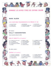 Verso de Néron et Cie (Les Aventures de) (Érasme) -7- Les néléphants