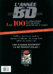 Verso de L'année de la BD (Soleil) -9- L'année de la BD 2003-2004