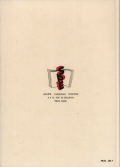 Verso de (Recueil) Trio / Pieds Nickelés (Album du journal) -5- Album N°5 (du n°25 au n°30)