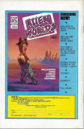 Verso de Twisted tales (Pacific comics - 1982) -1- Issue # 1