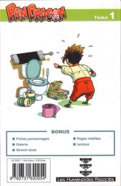 Verso de Pen Dragon -1- Tome 01