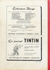 Verso de (Recueil) Tintin (Album du journal - Édition belge) -61- Tome 61