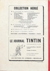 Verso de (Recueil) Tintin (Album du journal - Édition belge) -70- Tome 70