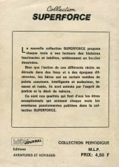 Verso de Super Force (Collection) -1- Numéro 1