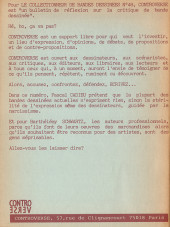 Verso de (DOC) Controverse -3- N°3