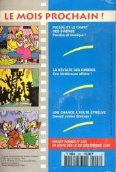 Verso de Mickey Parade -192- Mickey passe-muraille