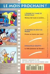 Verso de Mickey Parade -178- La poupée qui fait boum !