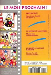 Verso de Mickey Parade -173- Picsou contre miss tick