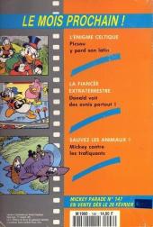 Verso de Mickey Parade -146- Mickey et le sceptre fulgurant !